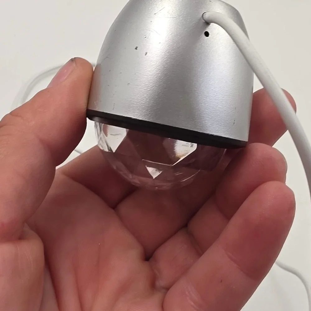 Mini USB Disco Ball Party Light with Samsung Adaptive Fast Charging Wall Plug